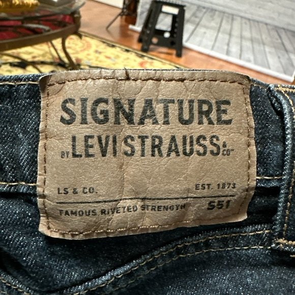 Levi Strauss Men's‎ Signature S51 Straight Leg Denim Jeans, Size W32 x L32 - Picture 4 of 7